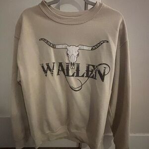 Tan Morgan Wallen Crewneck